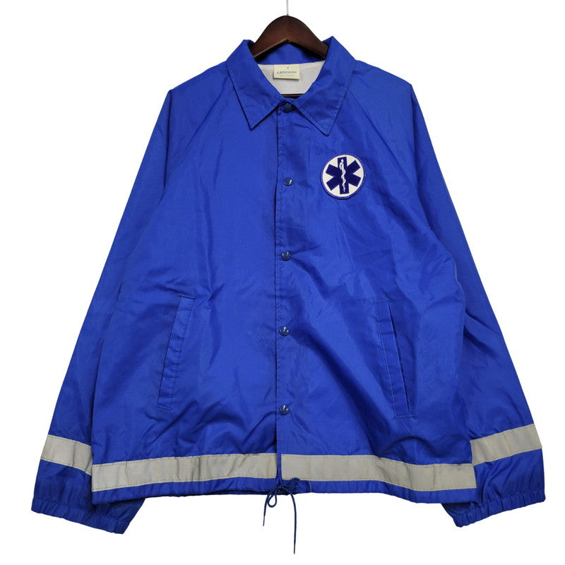 【中古品】【メンズ】 I.SPIEWAK スピワック COACH JACKET コーチジャケット USA製 アウター 146-260314-as-23-izu サイズ：L カラー：ブルー 万代Net店