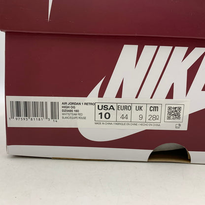 【中古美品】【メンズ】 DZ5485-160 AIR JORDAN 1 RETRO HIGH OG エアジョーダン ワン レトロ ハイ オージー スニーカー シューズ 靴 160-260309-cs-06-izu サイズ：28cm カラー：WHITE/TEAM RED 万代Net店