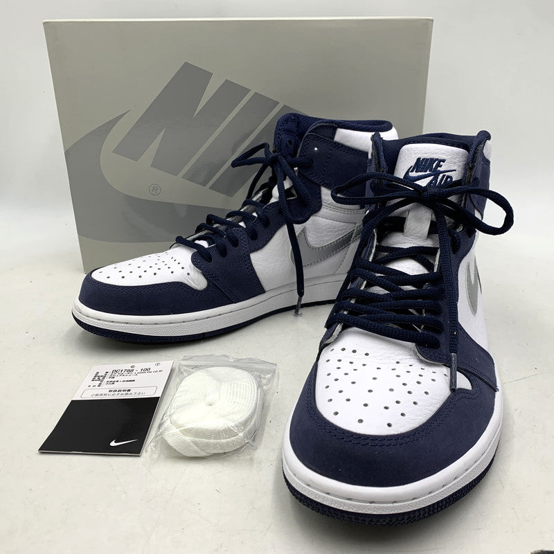 【中古品】【メンズ】 DC1788-100 AIR JORDAN 1 HIGH OG CO.JP エア ジョーダン ワン ハイ オージー コンセプト ジャパン (2020) (STANDARD BOX) スニーカー 靴 160-260309-cs-05-izu サイズ：27.5cm カラー：WHITE/METALLIC SILVER 万代Net店