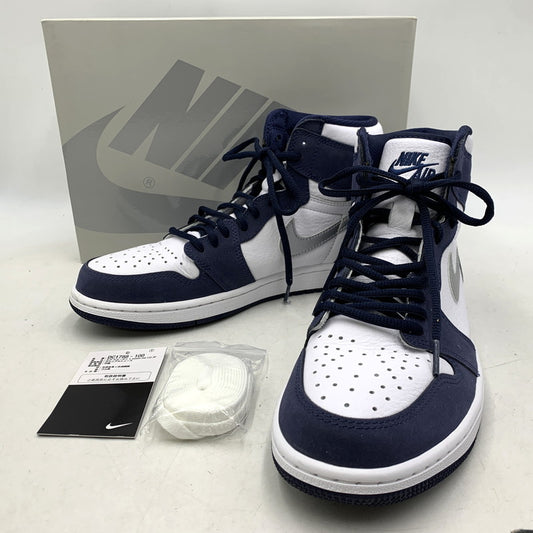 【中古品】【メンズ】 DC1788-100 AIR JORDAN 1 HIGH OG CO.JP エア ジョーダン ワン ハイ オージー コンセプト ジャパン (2020) (STANDARD BOX) スニーカー 靴 160-260309-cs-05-izu サイズ：27.5cm カラー：WHITE/METALLIC SILVER 万代Net店