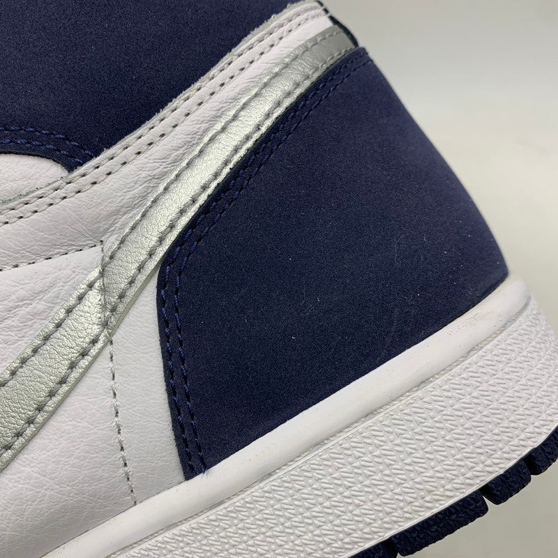 【中古品】【メンズ】 DC1788-100 AIR JORDAN 1 HIGH OG CO.JP エア ジョーダン ワン ハイ オージー コンセプト ジャパン (2020) (STANDARD BOX) スニーカー 靴 160-260309-cs-05-izu サイズ：27.5cm カラー：WHITE/METALLIC SILVER 万代Net店