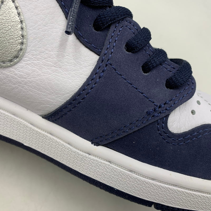 【中古品】【メンズ】 DC1788-100 AIR JORDAN 1 HIGH OG CO.JP エア ジョーダン ワン ハイ オージー コンセプト ジャパン (2020) (STANDARD BOX) スニーカー 靴 160-260309-cs-05-izu サイズ：27.5cm カラー：WHITE/METALLIC SILVER 万代Net店