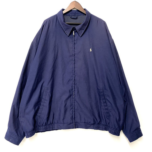 【現状渡し品】【メンズ】 CHECK LINER SWING TOP JACKET チェック ライナー スイングトップ ジャケット アウター 146-260309-kh-06-izu サイズ：2XLT カラー：ネイビー 万代Net店