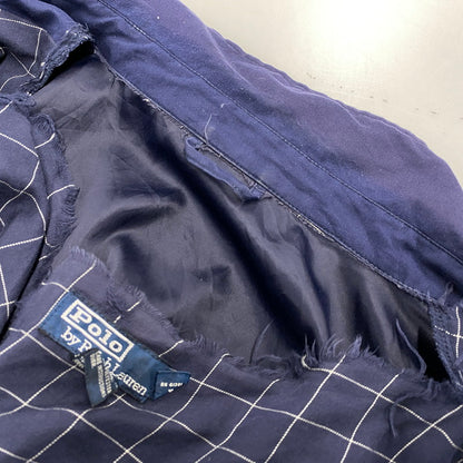 【現状渡し品】【メンズ】 CHECK LINER SWING TOP JACKET チェック ライナー スイングトップ ジャケット アウター 146-260309-kh-06-izu サイズ：2XLT カラー：ネイビー 万代Net店