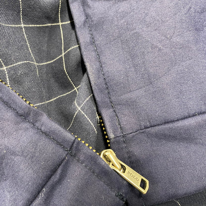 【現状渡し品】【メンズ】 CHECK LINER SWING TOP JACKET チェック ライナー スイングトップ ジャケット アウター 146-260309-kh-06-izu サイズ：2XLT カラー：ネイビー 万代Net店