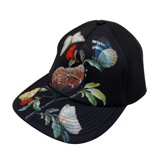 【中古美品】【メンズ/レディース】 UC2E4H04-1 25AW GRAPHIC CAP グラフィック キャップ 帽子 185-260309-cs-12-izu サイズ：F カラー：ブラック 万代Net店