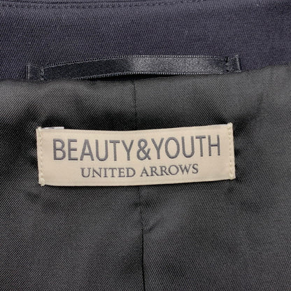 【中古品】【メンズ】 BEAUTY&YOUTH UNITED ARROWS ビューティアンドユースユナイテッドアローズ AIRY COTTON BAL COLLAR COAT 1225-6-000000 エアリーコットン バルカラーコート 147-260310-as-10-izu サイズ：S カラー：ブラック 万代Net店