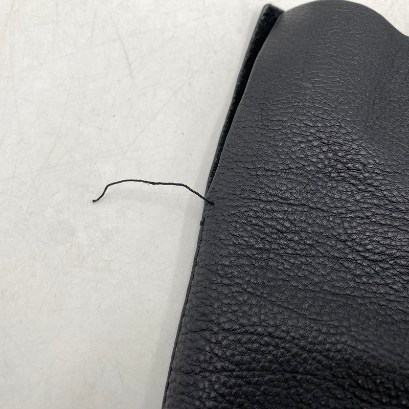 【中古品】【メンズ/レディース】 TOPKAPI TREASURE トプカピトレジャー LEATHER HANDBAG レザーハンドバッグ カバン 188-260318-tt-01-izu カラー：ブラック 万代Net店