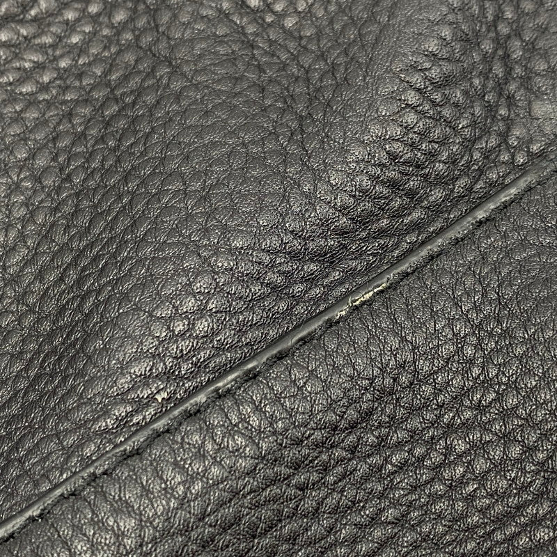 【中古品】【メンズ/レディース】 TOPKAPI TREASURE トプカピトレジャー LEATHER HANDBAG レザーハンドバッグ カバン 188-260318-tt-01-izu カラー：ブラック 万代Net店