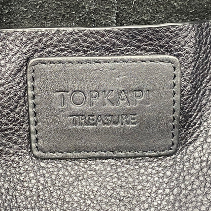 【中古品】【メンズ/レディース】 TOPKAPI TREASURE トプカピトレジャー LEATHER HANDBAG レザーハンドバッグ カバン 188-260318-tt-01-izu カラー：ブラック 万代Net店