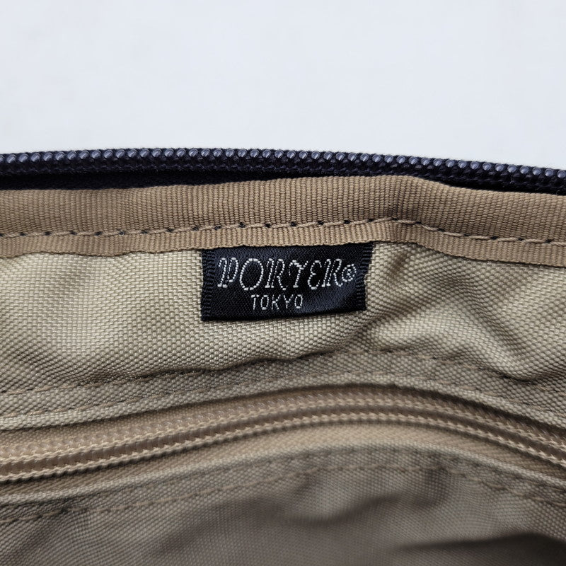 【中古品】【メンズ/レディース】 PORTER ポーター VOICE SHOULDER BAG ヴォイス ショルダーバッグ カバン 鞄 188-260310-as-12-izu カラー：ネイビー 万代Net店