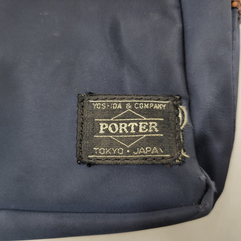 【中古品】【メンズ/レディース】 PORTER ポーター VOICE SHOULDER BAG ヴォイス ショルダーバッグ カバン 鞄 188-260310-as-12-izu カラー：ネイビー 万代Net店