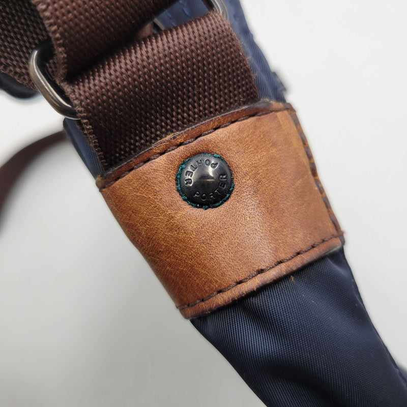【中古品】【メンズ/レディース】 PORTER ポーター VOICE SHOULDER BAG ヴォイス ショルダーバッグ カバン 鞄 188-260310-as-12-izu カラー：ネイビー 万代Net店