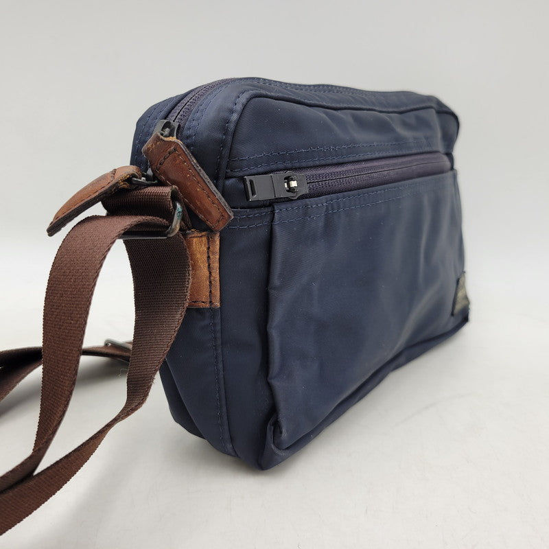 【中古品】【メンズ/レディース】 PORTER ポーター VOICE SHOULDER BAG ヴォイス ショルダーバッグ カバン 鞄 188-260310-as-12-izu カラー：ネイビー 万代Net店