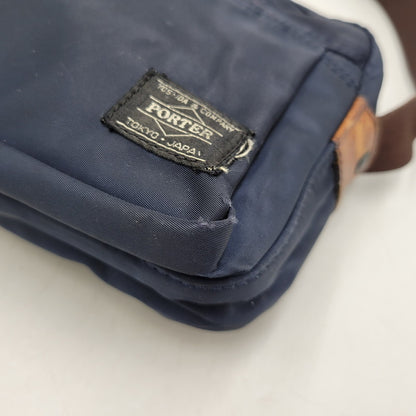 【中古品】【メンズ/レディース】 PORTER ポーター VOICE SHOULDER BAG ヴォイス ショルダーバッグ カバン 鞄 188-260310-as-12-izu カラー：ネイビー 万代Net店