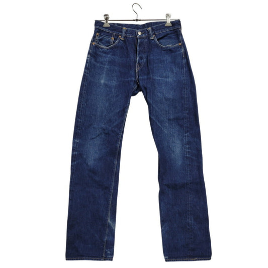 【中古品】【メンズ】 DUBBLE WORKS ダブルワークス 6601XX USED WASH STRAIGHT DENIM PANTS ユーズド ウォッシュ ストレート デニム パンツ ボトムス 156-260315-kh-18-izu サイズ：31×34 カラー：インディゴ 万代Net店
