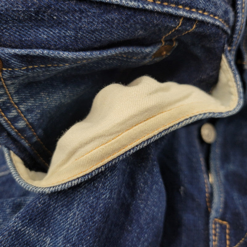 【中古品】【メンズ】 DUBBLE WORKS ダブルワークス 6601XX USED WASH STRAIGHT DENIM PANTS ユーズド ウォッシュ ストレート デニム パンツ ボトムス 156-260315-kh-18-izu サイズ：31×34 カラー：インディゴ 万代Net店