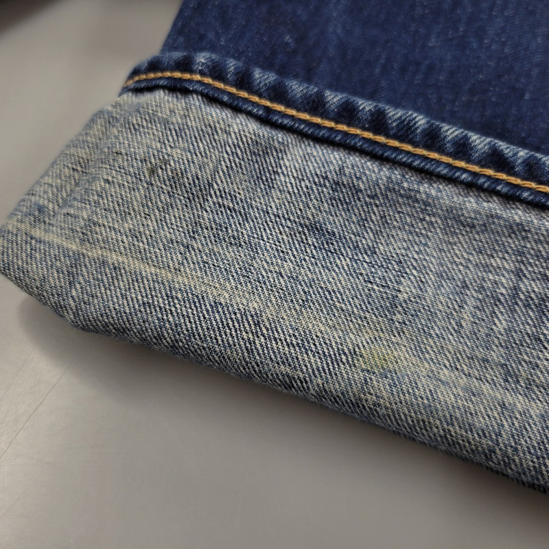 【中古品】【メンズ】 DUBBLE WORKS ダブルワークス 6601XX USED WASH STRAIGHT DENIM PANTS ユーズド ウォッシュ ストレート デニム パンツ ボトムス 156-260315-kh-18-izu サイズ：31×34 カラー：インディゴ 万代Net店
