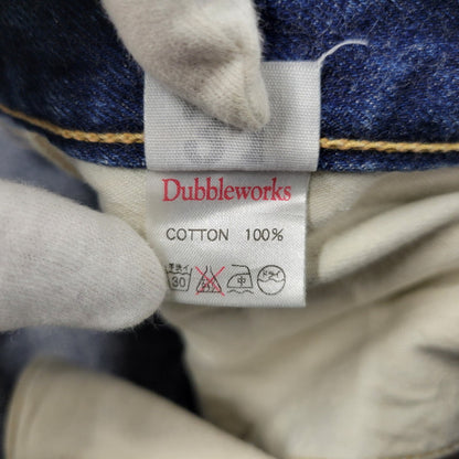 【中古品】【メンズ】 DUBBLE WORKS ダブルワークス 6601XX USED WASH STRAIGHT DENIM PANTS ユーズド ウォッシュ ストレート デニム パンツ ボトムス 156-260315-kh-18-izu サイズ：31×34 カラー：インディゴ 万代Net店