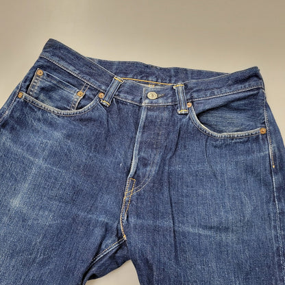 【中古品】【メンズ】 DUBBLE WORKS ダブルワークス 6601XX USED WASH STRAIGHT DENIM PANTS ユーズド ウォッシュ ストレート デニム パンツ ボトムス 156-260315-kh-18-izu サイズ：31×34 カラー：インディゴ 万代Net店