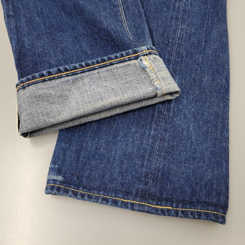 【中古品】【メンズ】 DUBBLE WORKS ダブルワークス 6601XX USED WASH STRAIGHT DENIM PANTS ユーズド ウォッシュ ストレート デニム パンツ ボトムス 156-260315-kh-18-izu サイズ：31×34 カラー：インディゴ 万代Net店