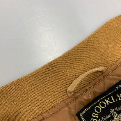 【中古品】【メンズ】 KARL KANI カールカナイ FAKE SUEDE MA-1 FLIGHT JACKET 193K1603 フェイクスウェード フライトジャケット 142-260310-as-09-izu サイズ：XXL カラー：ブラウン 万代Net店