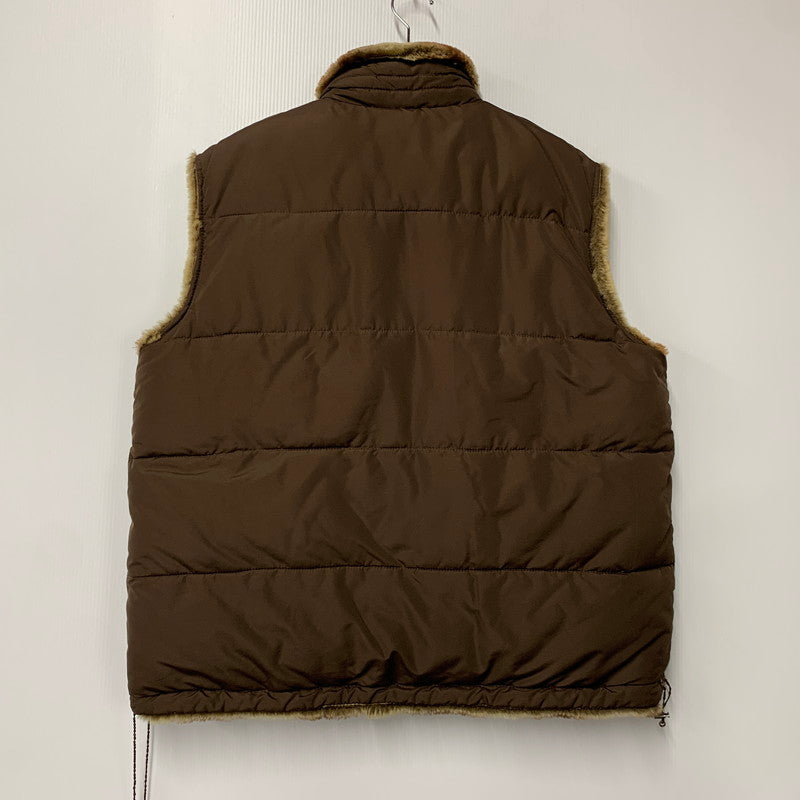 【中古品】【メンズ】 Sean John ショーンジョン REVERSIBLE BOA VEST SJXE7000 リバーシブル ボア ベスト 142-260310-as-11-izu サイズ：XL カラー：ブラウン 万代Net店