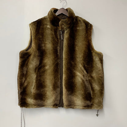 【中古品】【メンズ】 Sean John ショーンジョン REVERSIBLE BOA VEST SJXE7000 リバーシブル ボア ベスト 142-260310-as-11-izu サイズ：XL カラー：ブラウン 万代Net店