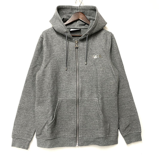 【中古品】【メンズ】 BALR. ボーラー Q-SERIES STRAIGHT ZIP THRU HOODIE ジップアップ フーディー パーカー 長袖 トップス 142-260316-as-03-izu サイズ：S カラー：グレー 万代Net店