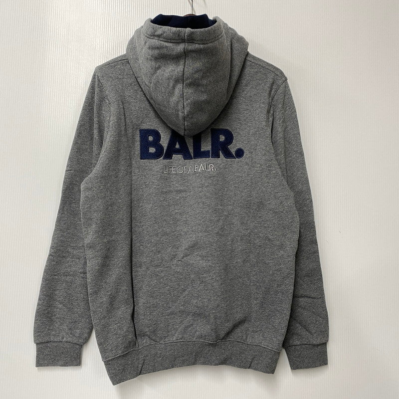 【中古品】【メンズ】 BALR. ボーラー EMBROIDERED LOAB HOODIE フーディー パーカー 長袖 トップス 142-260316-as-02-izu サイズ：S カラー：グレー 万代Net店