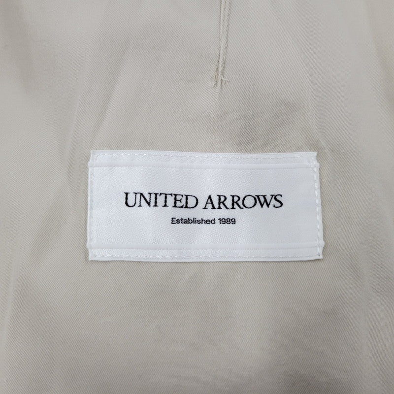 【中古品】【メンズ】 UNITED ARROWS ユナイテッドアローズ 1121-128-5611 ギャバジン ボイル 4B テーラードジャケット アウター 147-260315-kh-20-izu サイズ：L カラー：ベージュ 万代Net店