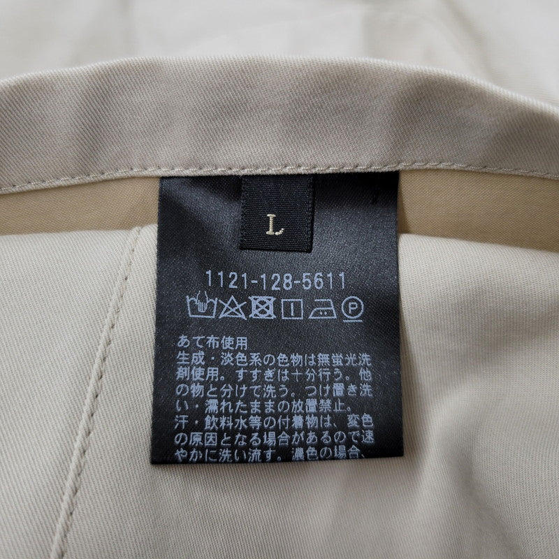 【中古品】【メンズ】 UNITED ARROWS ユナイテッドアローズ 1121-128-5611 ギャバジン ボイル 4B テーラードジャケット アウター 147-260315-kh-20-izu サイズ：L カラー：ベージュ 万代Net店