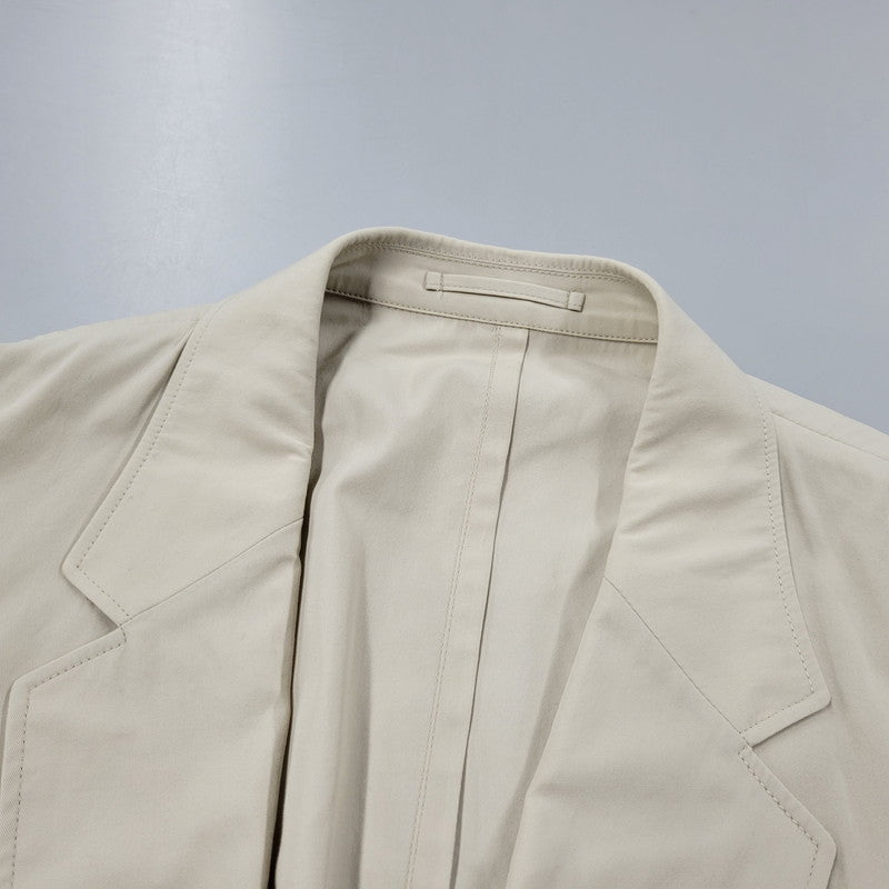 【中古品】【メンズ】 UNITED ARROWS ユナイテッドアローズ 1121-128-5611 ギャバジン ボイル 4B テーラードジャケット アウター 147-260315-kh-20-izu サイズ：L カラー：ベージュ 万代Net店