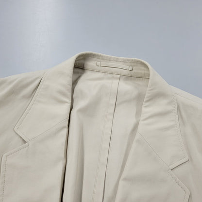 【中古品】【メンズ】 UNITED ARROWS ユナイテッドアローズ 1121-128-5611 ギャバジン ボイル 4B テーラードジャケット アウター 147-260315-kh-20-izu サイズ：L カラー：ベージュ 万代Net店