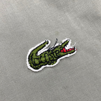 【中古品】【メンズ】 CHEMISE LACOSTE シュミーズラコステ NO COLLAR JACKET ノーカラージャケット アウター 146-260316-as-04-izu サイズ：4 カラー：グリーン系 万代Net店