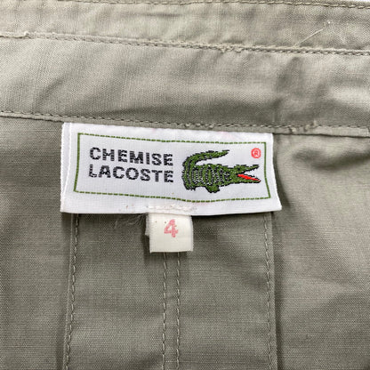 【中古品】【メンズ】 CHEMISE LACOSTE シュミーズラコステ NO COLLAR JACKET ノーカラージャケット アウター 146-260316-as-04-izu サイズ：4 カラー：グリーン系 万代Net店