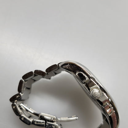 【中古品】【メンズ/レディース】 EMPORIO ARMANI エンポリオ・アルマーニ AR-11081 VALENTE CHRONOGRAPH QUARTZ WATCH バレンテ クロノグラフ クオーツ ウォッチ 腕時計 時計 197-260606-ya-14-izu カラー：シルバー 万代Net店