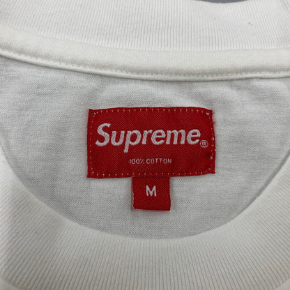 【中古品】【メンズ】 Supreme シュプリーム SMALL BOX LOGO S/S TEE スモールボックスロゴ ショートスリーブ Tシャツ 半袖 トップス 149-260310-as-05-izu サイズ：M カラー：ホワイト 万代Net店