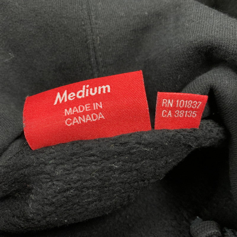 【中古品】【メンズ】 Supreme シュプリーム SHINE HOODED SWEATSHIRT シャイン フーデッド スウェットシャツ パーカー 長袖 トップス 149-260310-as-04-izu サイズ：M カラー：ブラック 万代Net店