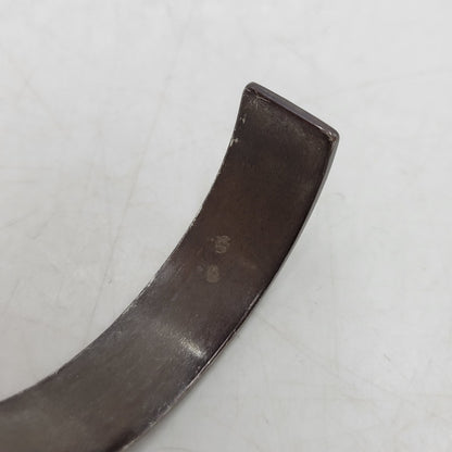 【現状渡し品】【メンズ】 GOD SUNS ゴッドサンズ PT900メタル付き 12mm 平打ちバングル アクセサリー 192-260310-as-15-izu カラー：シルバー 万代Net店