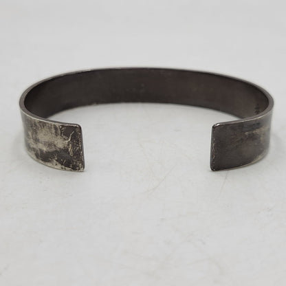 【現状渡し品】【メンズ】 GOD SUNS ゴッドサンズ PT900メタル付き 12mm 平打ちバングル アクセサリー 192-260310-as-15-izu カラー：シルバー 万代Net店