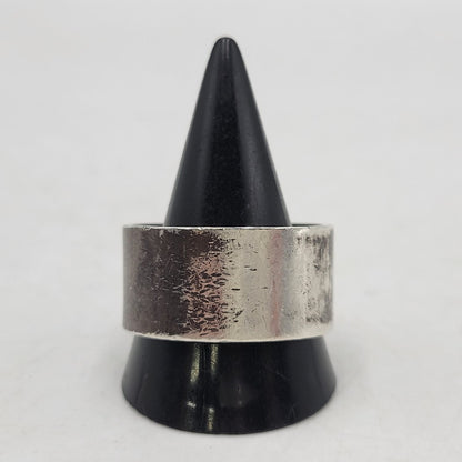 【現状渡し品】【メンズ】 GOD SUNS ゴッドサンズ PT900メタル付き 12mm 平打ちリング 指輪 アクセサリー 192-260310-as-16-izu サイズ：25号 カラー：シルバー 万代Net店