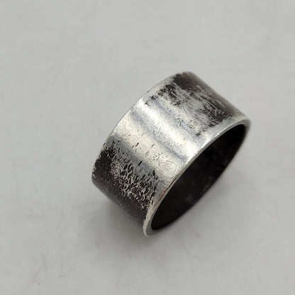 【現状渡し品】【メンズ】 GOD SUNS ゴッドサンズ PT900メタル付き 12mm 平打ちリング 指輪 アクセサリー 192-260310-as-16-izu サイズ：25号 カラー：シルバー 万代Net店