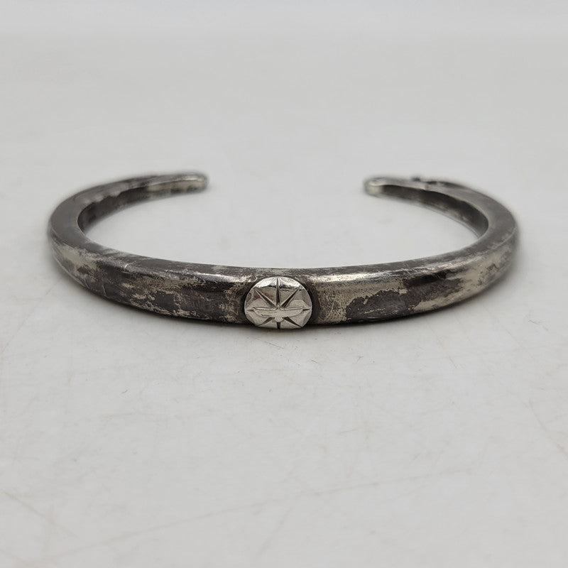 【現状渡し品】【メンズ】 GOD SUNS ゴッドサンズ 8mm EAGLE FACE BANGLE イーグル フェイス バングル PTメタル付き アクセサリー 192-260310-as-14-izu カラー：シルバー 万代Net店