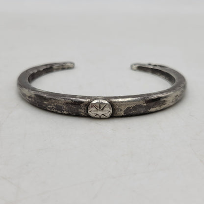 【現状渡し品】【メンズ】 GOD SUNS ゴッドサンズ 8mm EAGLE FACE BANGLE イーグル フェイス バングル PTメタル付き アクセサリー 192-260310-as-14-izu カラー：シルバー 万代Net店