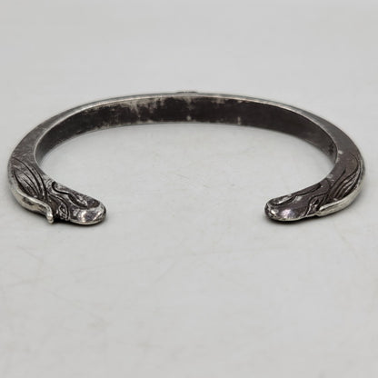 【現状渡し品】【メンズ】 GOD SUNS ゴッドサンズ 8mm EAGLE FACE BANGLE イーグル フェイス バングル PTメタル付き アクセサリー 192-260310-as-14-izu カラー：シルバー 万代Net店