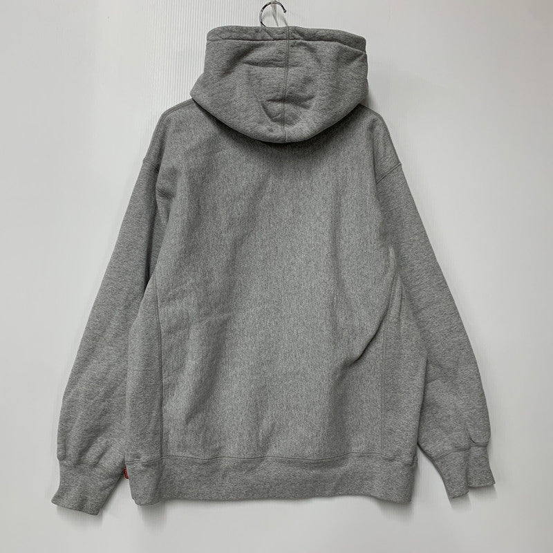 【中古品】【メンズ】 Supreme シュプリーム PEARL LOGO HOODED SWEATSHIRT パール ロゴ フーデッド スウェットシャツ パーカー 長袖 トップス 149-260310-as-03-izu サイズ：L カラー：グレー 万代Net店