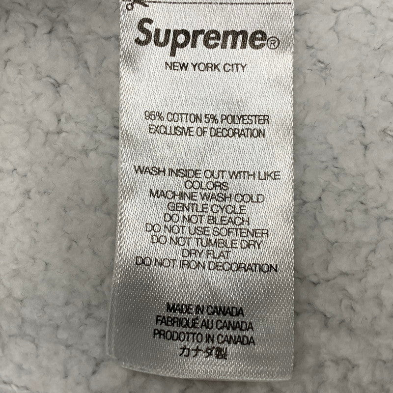 【中古品】【メンズ】 Supreme シュプリーム PEARL LOGO HOODED SWEATSHIRT パール ロゴ フーデッド スウェットシャツ パーカー 長袖 トップス 149-260310-as-03-izu サイズ：L カラー：グレー 万代Net店