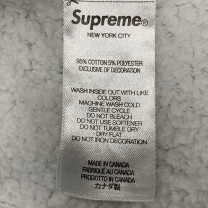 【中古品】【メンズ】 Supreme シュプリーム PEARL LOGO HOODED SWEATSHIRT パール ロゴ フーデッド スウェットシャツ パーカー 長袖 トップス 149-260310-as-03-izu サイズ：L カラー：グレー 万代Net店