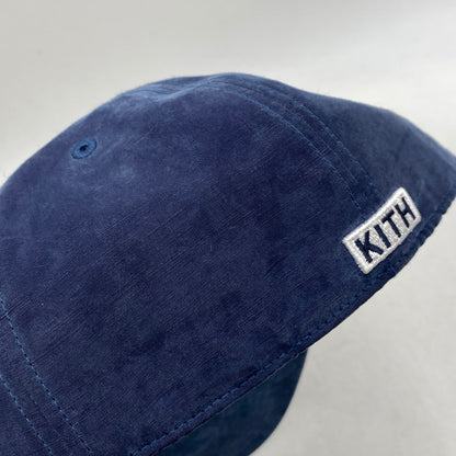 【中古品】【メンズ/レディース】 KITH×47 キス 25SS NEW YORK YANKEES CUPRO LINEN FRANCHISE LS CAP ニューヨークヤンキース キュプロ リネン フランチャイズ LS キャップ 185-260318-tt-02-izu サイズ：L (58cm) カラー：ネイビー 万代Net店